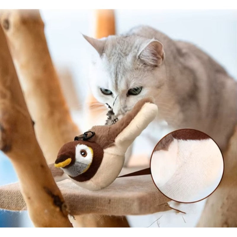 Çırpınan Kuş Kedi Oyuncağı